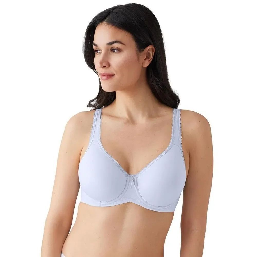 WACOAL NWT Basic Beauty Underwire T-Shirt Bra BLUE 44DD